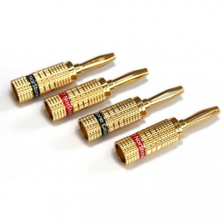 Акустические разъёмы NorStone Banana Plugs Gold