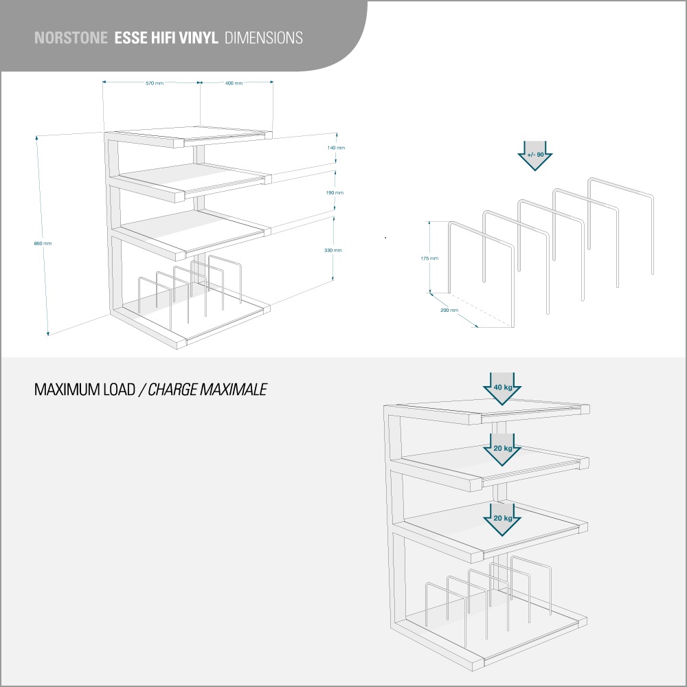 Стойка NorStone Esse Hifi VInyl