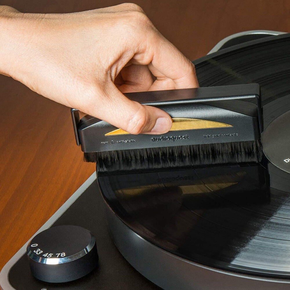Щётка для пластинок Gold Anti-Static Record Brush