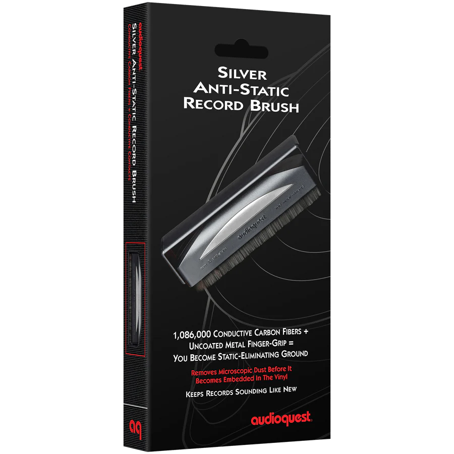 Щётка для пластинок Silver Anti-Static Record Brush