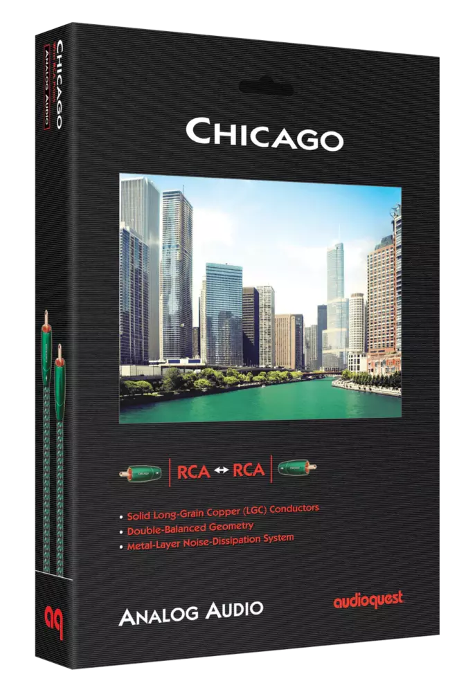 Межблочный кабель AudioQuest Chicago RCA-RCA 1м — изображение 3
